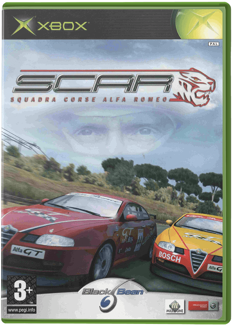 SCAR: Squadra Corse Alfa Romeo box art for Xbox